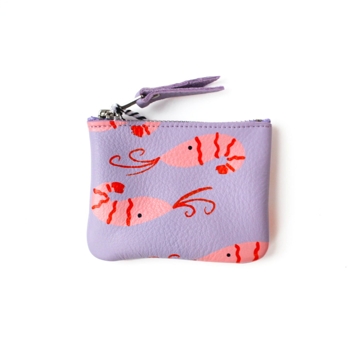 Hand-Painted Prawn Coin Purse