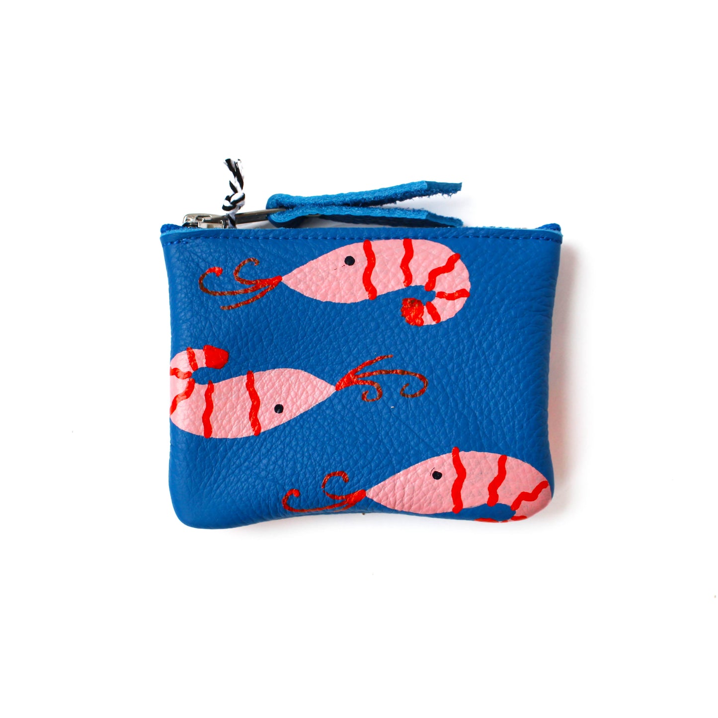 Hand-Painted Prawn Coin Purse