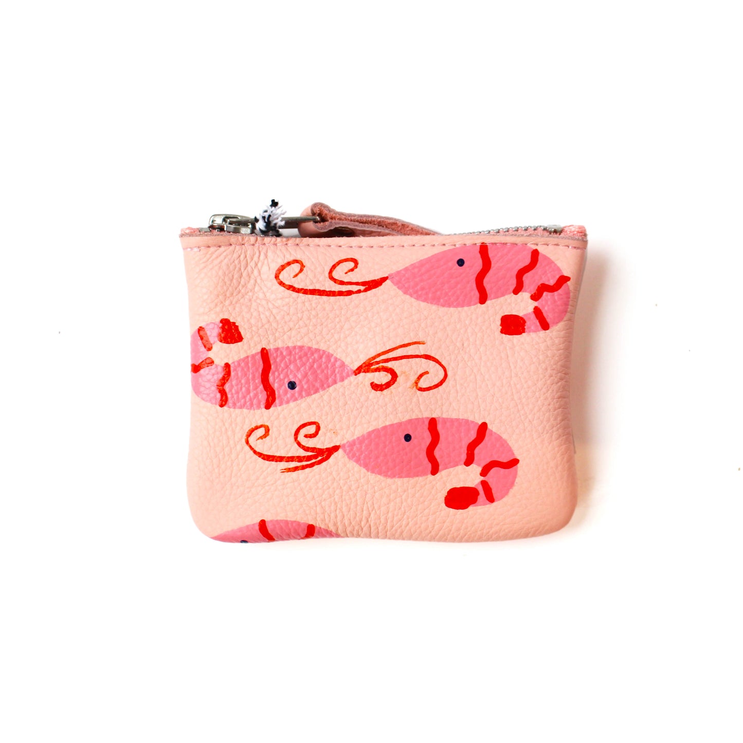 Hand-Painted Prawn Coin Purse