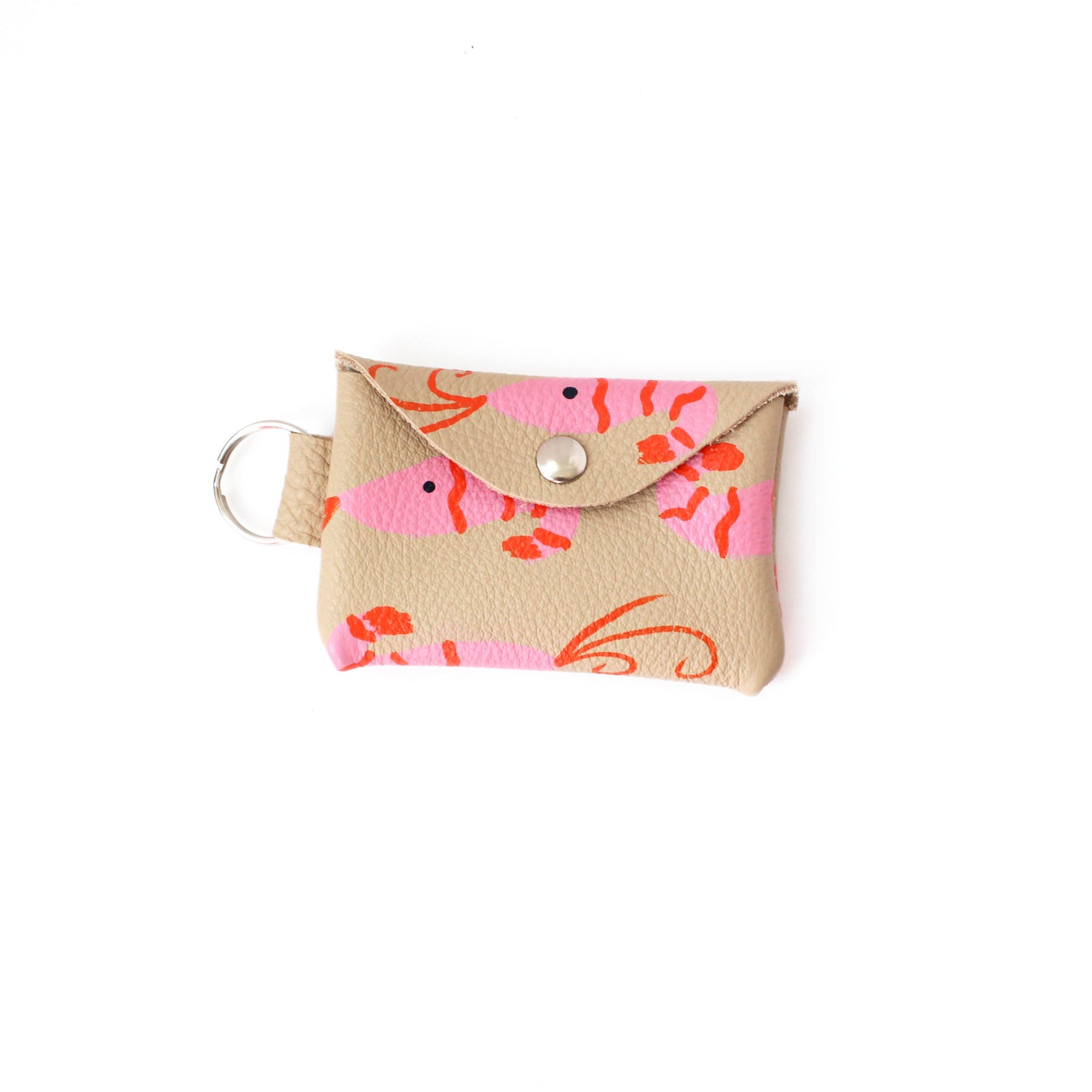 Hand-Painted Prawn Keyring