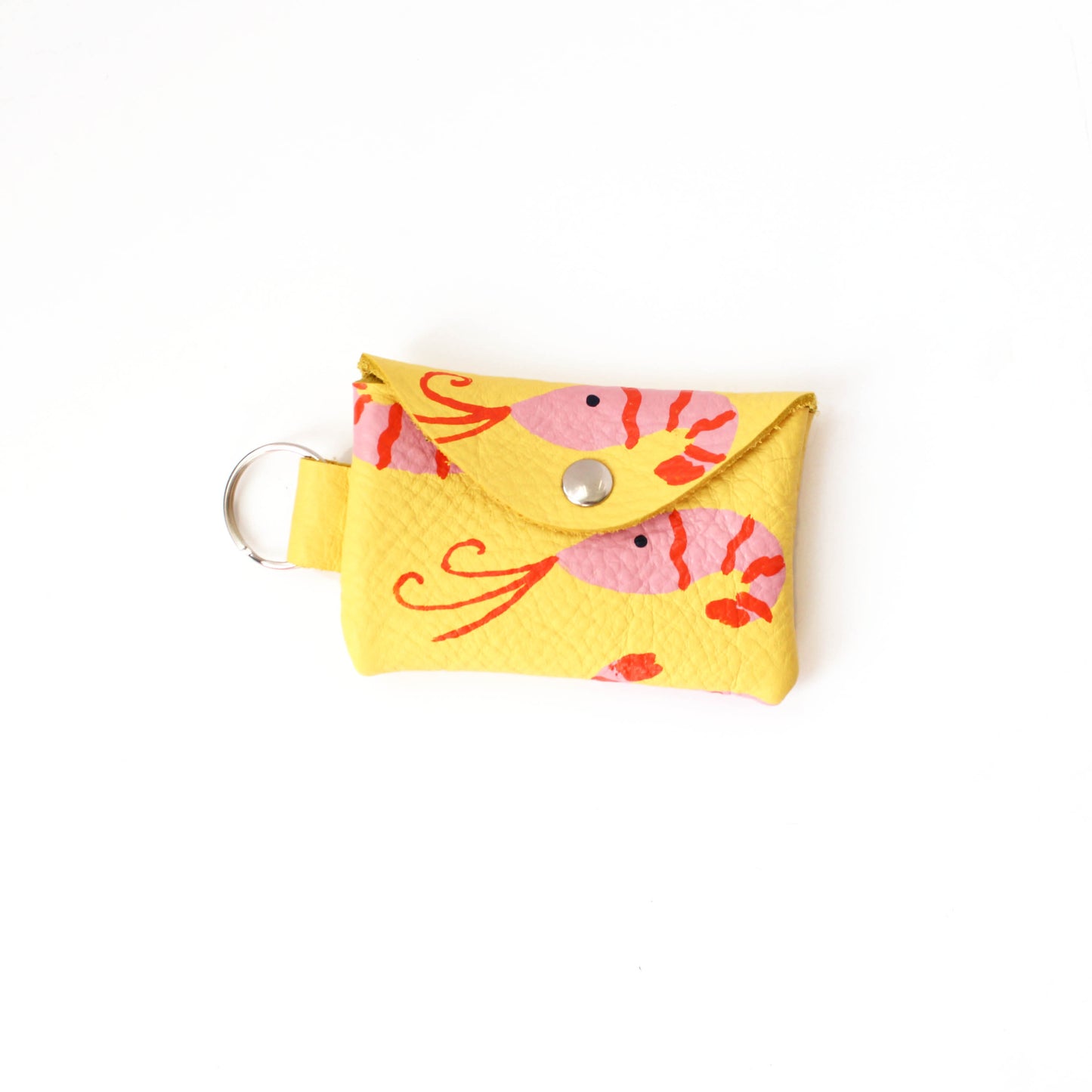 Hand-Painted Prawn Keyring