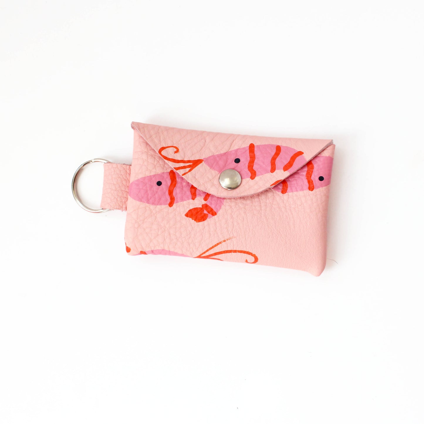 Hand-Painted Prawn Keyring