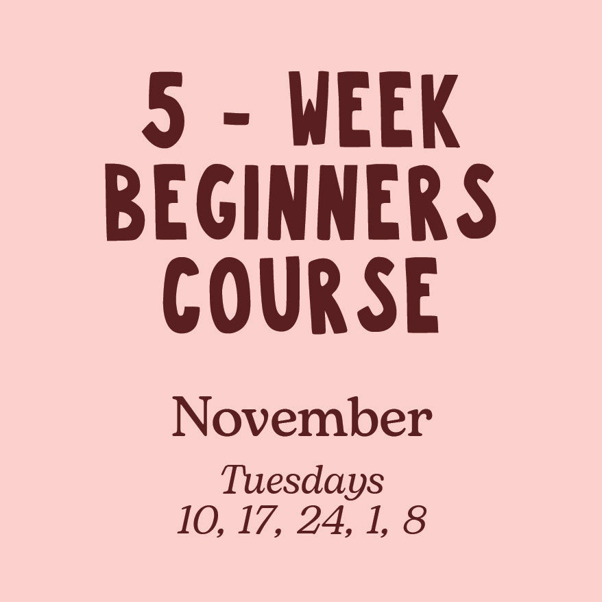 5 - Week Beginners Sewing Course - November