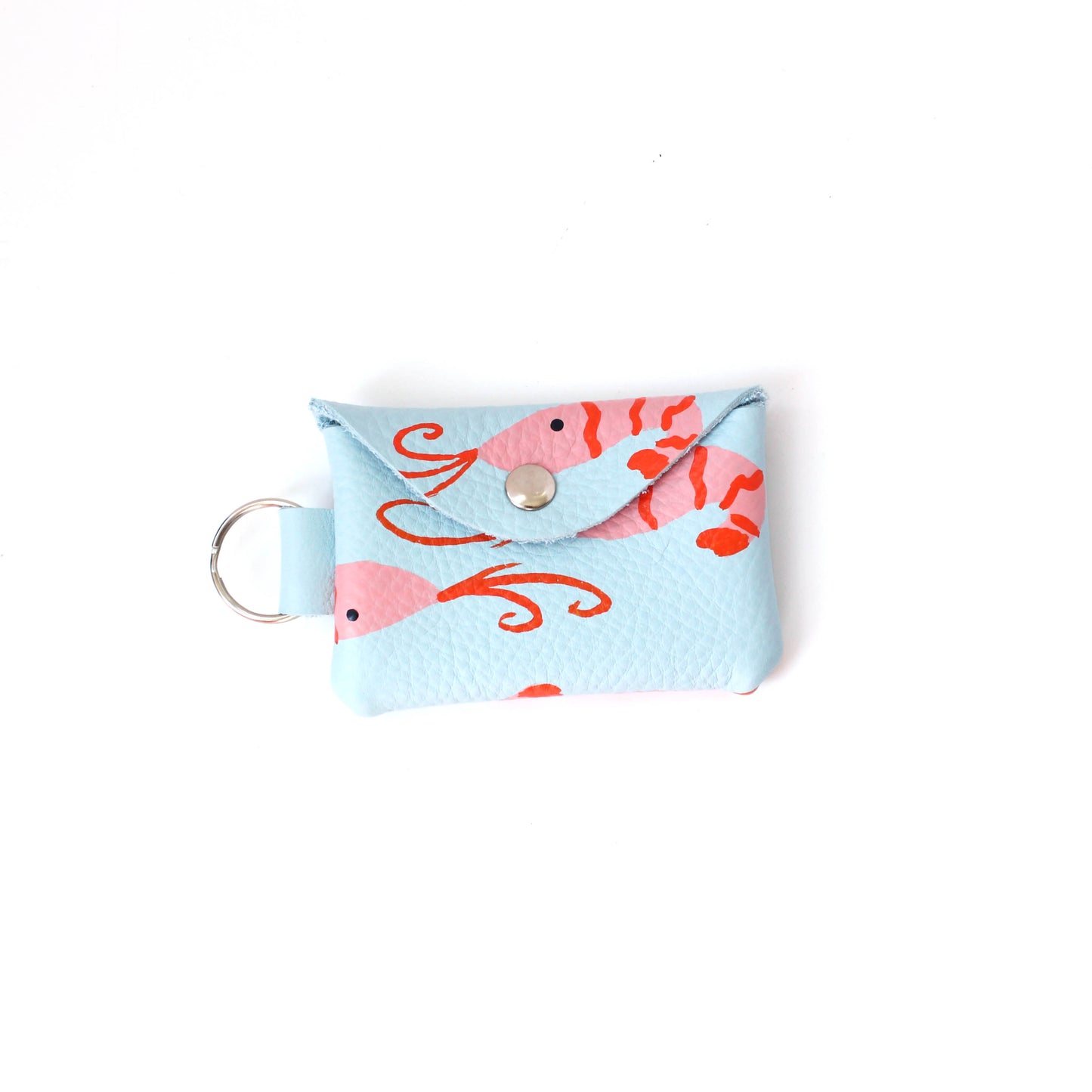 Hand-Painted Prawn Coin Purse