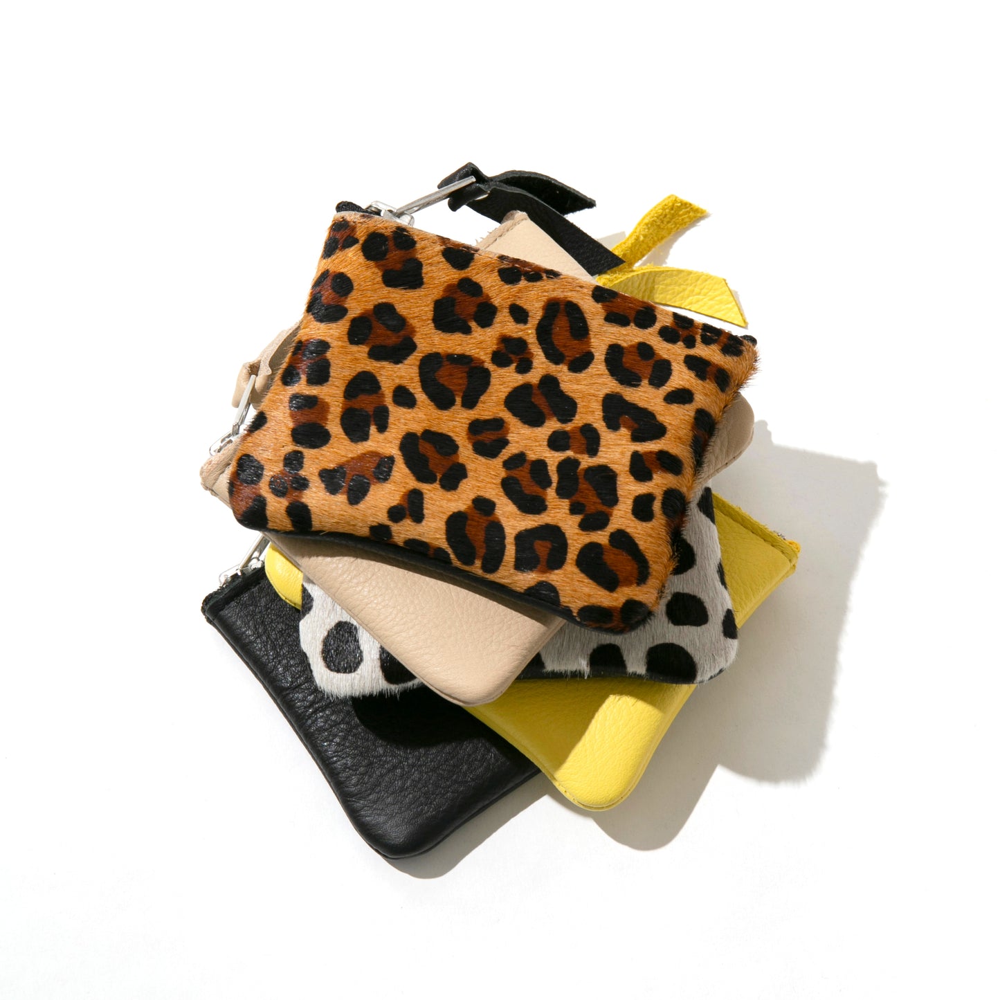 Leopard Leather Coin Purse