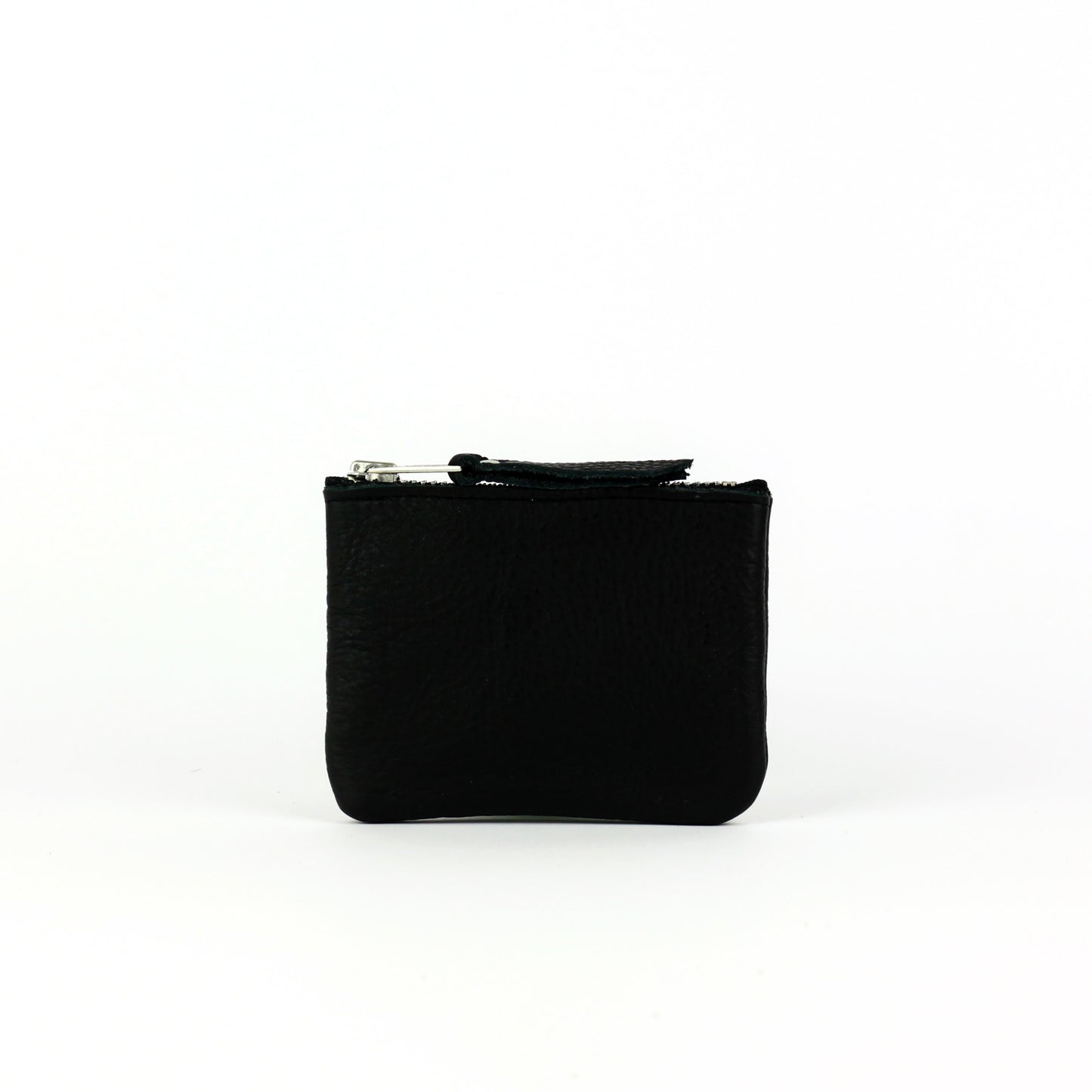 Black Leather Coin Purse
