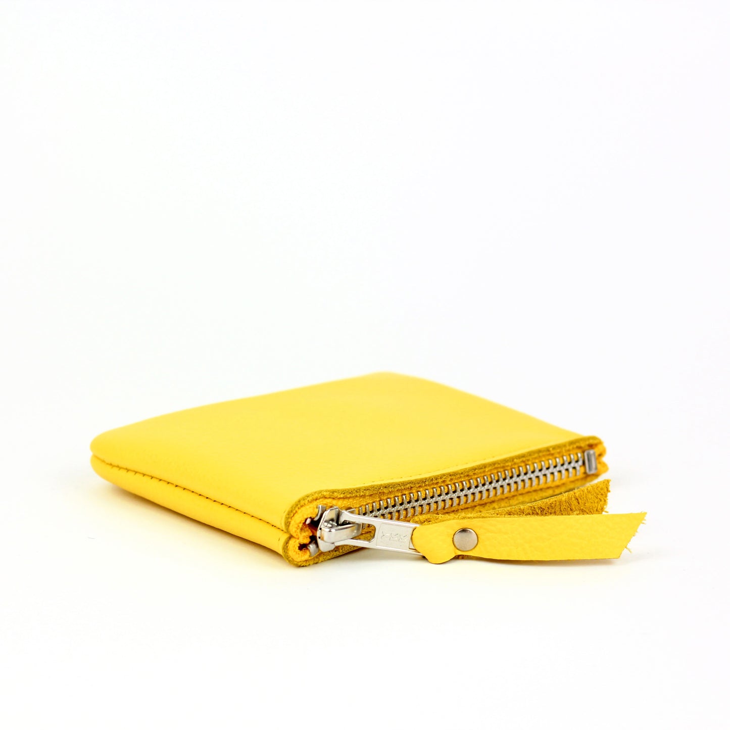 Yellow Leather Coin Purse