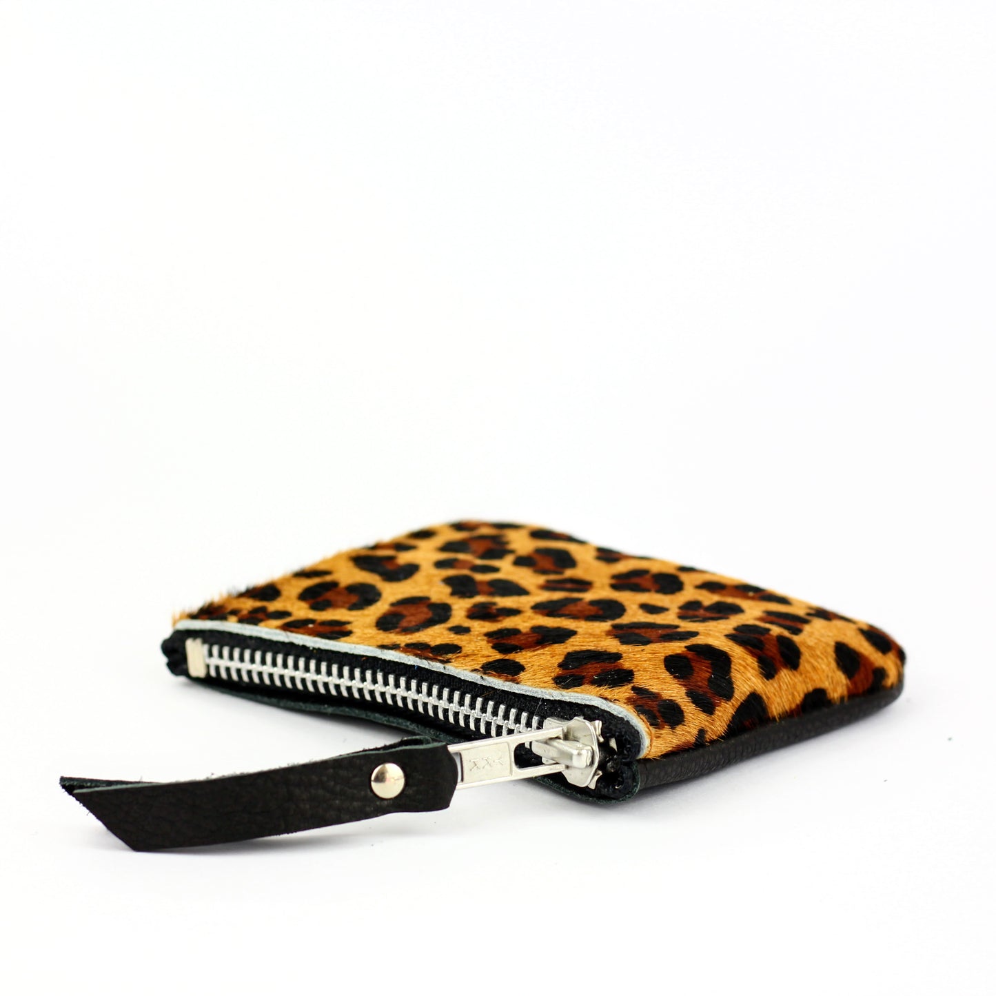 Leopard Leather Coin Purse